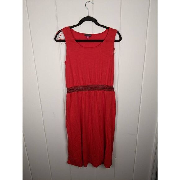 Vince Camuto Women's Red Sleeveless Pullover Shift Dress Size Medium - Picture 1 of 5